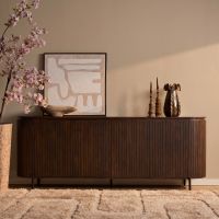 Starfurn Dressoir Solana mangohout 210 cm - bruin