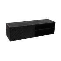 Starfurn Zwevend tv-meubel New York 120 cm - zwart