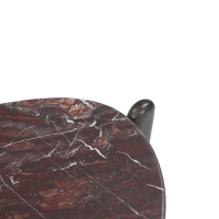 Starfurn Salontafel Alva marmer 81 cm - bruin/rood