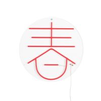 Dutchbone Sya neon wandlamp - lente