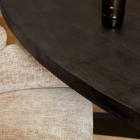 Starfurn Eettafel Denver 180 cm ovaal - zwart