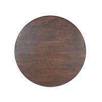 Starfurn Bijzettafel Donna Ø50 cm - donkerbruin
