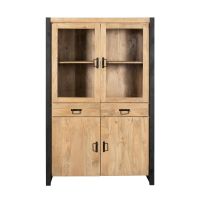Starfurn Vitrinekast Britt 115 cm - naturel