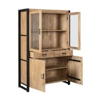 Starfurn Vitrinekast Britt 115 cm - naturel