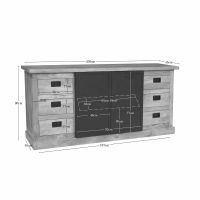 Starfurn Dressoir Noa 200 cm - naturel