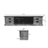 Starfurn Tv meubel Noa 200 cm - naturel