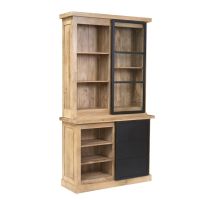Starfurn Vitrinekast Noa 120 cm - naturel