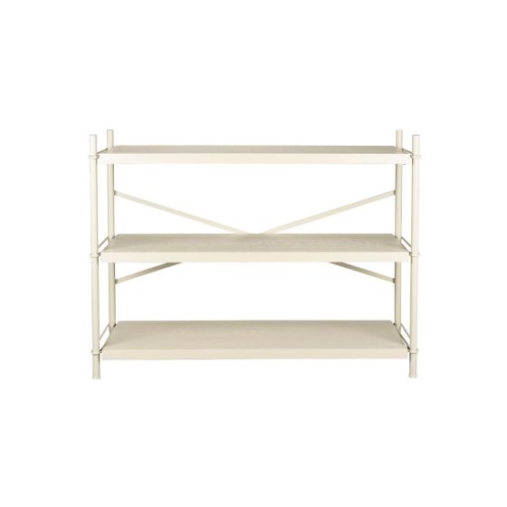 Iron wandkast laag - beige