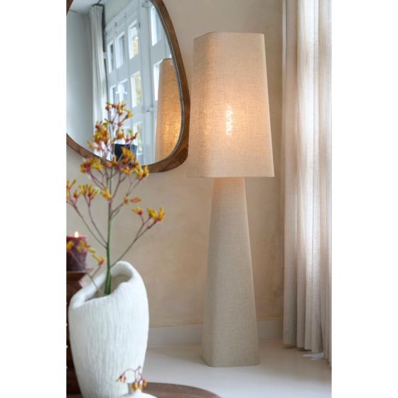 Mikko vloerlamp 40x40x176 cm linnen - naturel