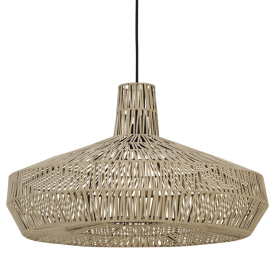 Masey hanglamp Ø59 cm naturel van het woonmerk Light & Living