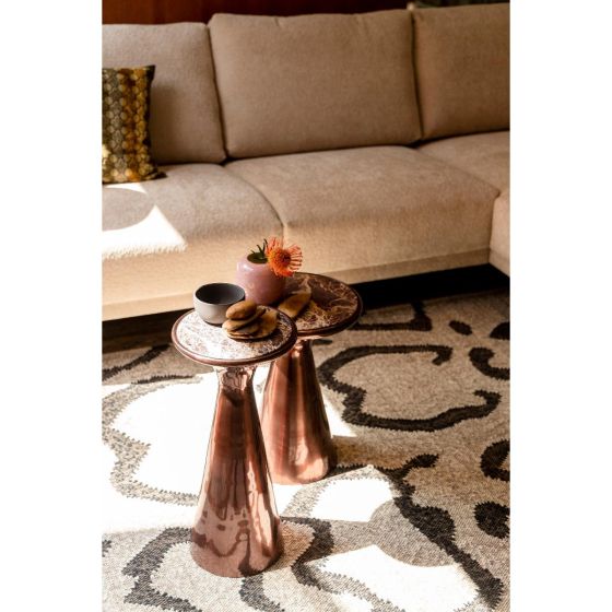 Mount bijzettafel M - bruin/zwart