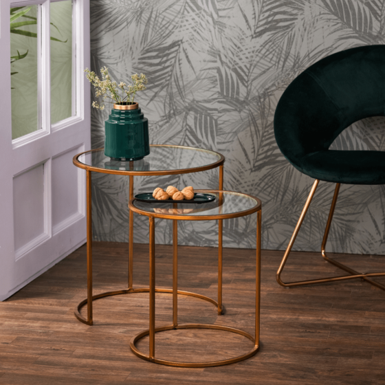 Duarte bijzettafel set van 2 van het woonmerk Light&Living