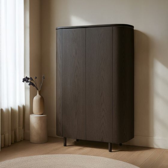 Tobago wandkast 180 cm - espresso