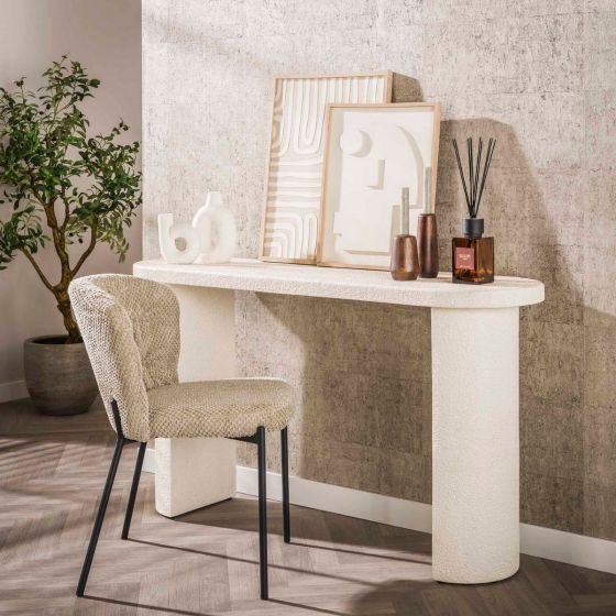 Katie kap/haltafel arch stone - marmer composiet