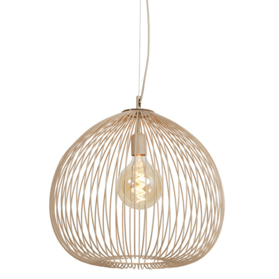 Rilana hanglamp metaal Ø45 cm beige van het woonmerk Light & Living