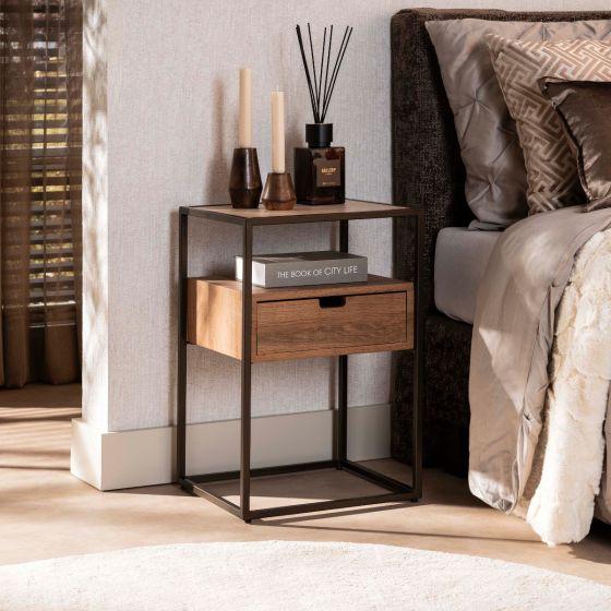 Warner kaptafel keramiek - beige