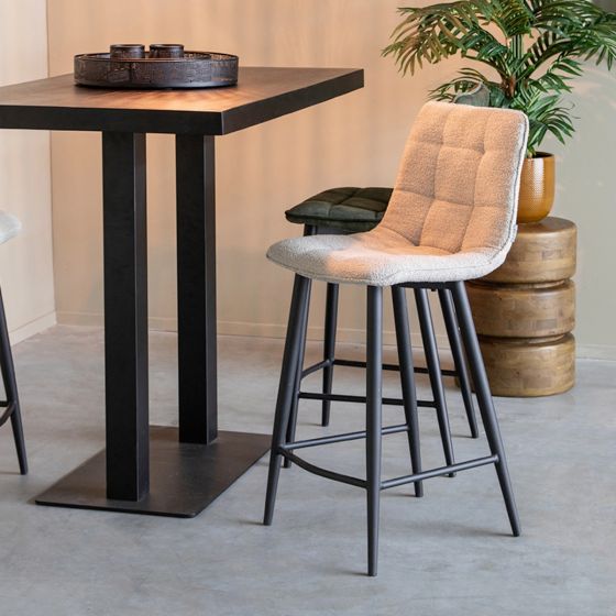 Jelt barkruk 65cm bouclé