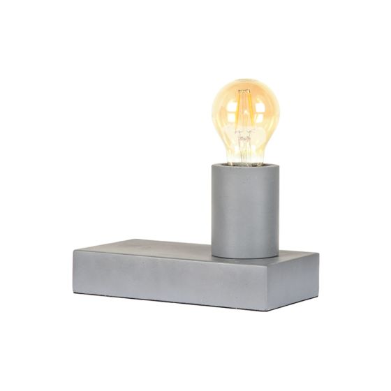 Fresco tafellamp 20x10x12 cm beton grijs