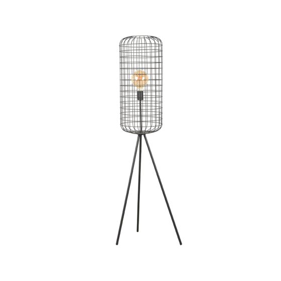 Solido vloerlamp 31x31x146 cm metaal zwart
