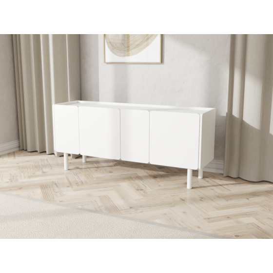 Cheri dressoir 160 cm - wit