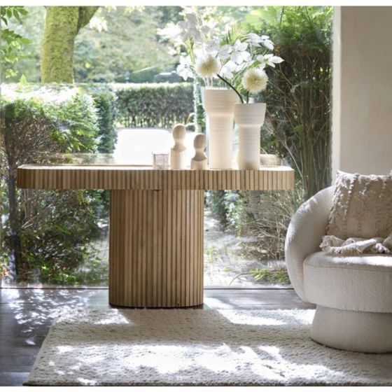 Kioto sidetable 154x39x76,5 cm acacia