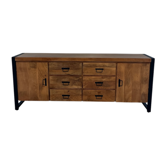 Dressoir Boaz 200 cm - bruin