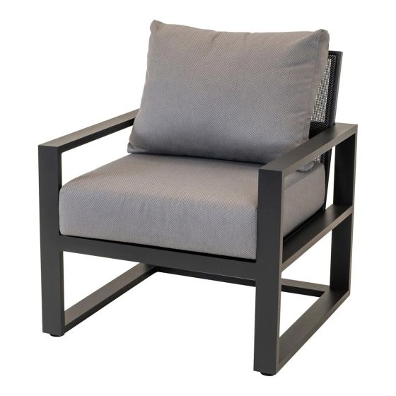 Tormenta loungestoel - zwart