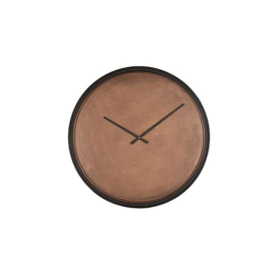 Alize klok Ø56 cm - koper/zwart