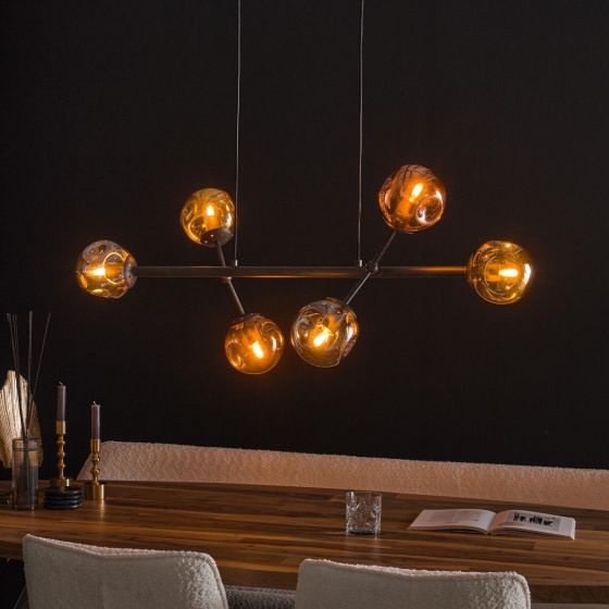 Mercurius hanglamp 6L 110 cm multi van het woonmerk Fraaai