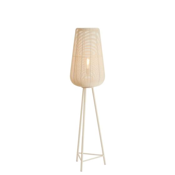 Adeta vloerlamp driepoot ø37x147 cm - mat crème