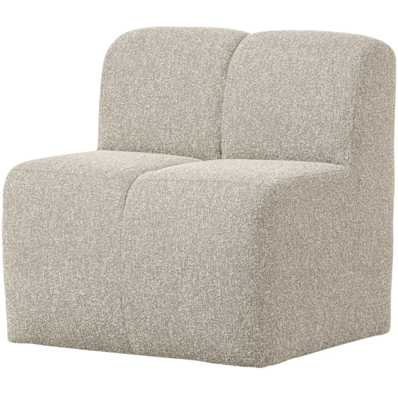 Mojo eetbankje 84 cm met rugleuning bouclé