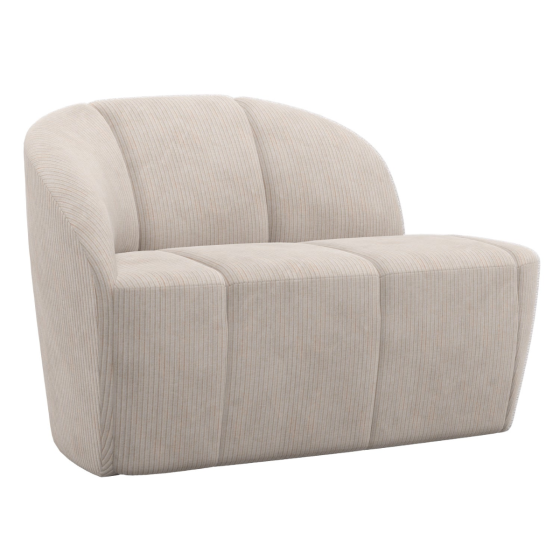 Mojo 2-zits bankje links wollig