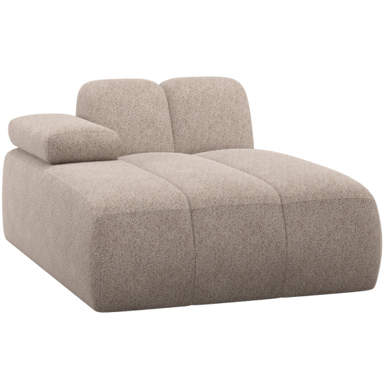Mojo chaise longue element links wollig