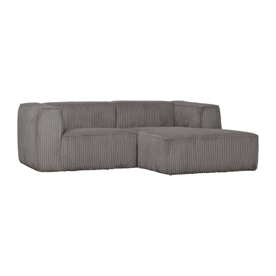 Bean chaise longue bank rechts ribstof