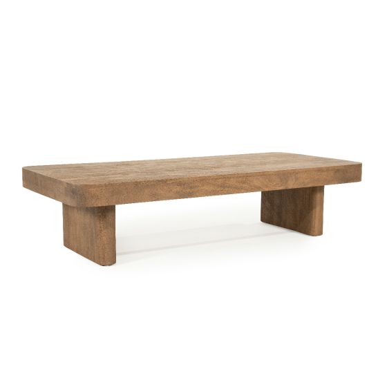 Edward salontafel mangohout - bruin