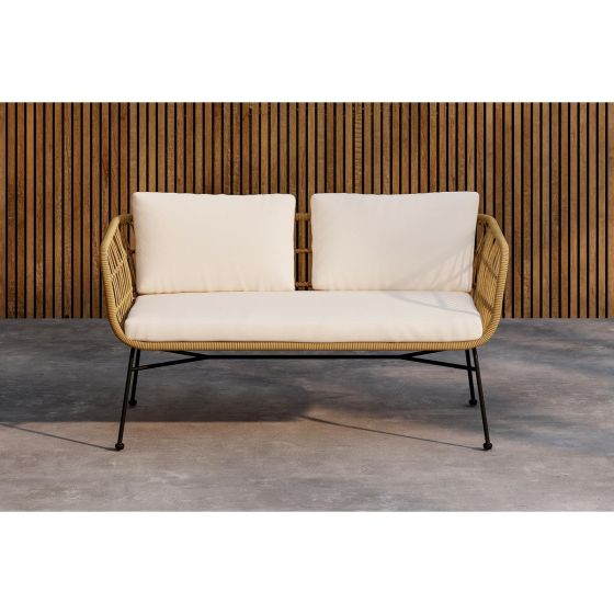 Elias loungebank - 140 cm - naturel