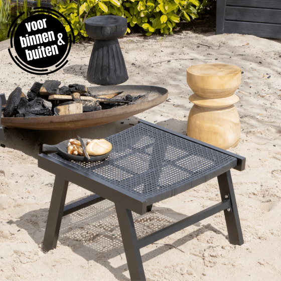 Hocker Puk aluminium