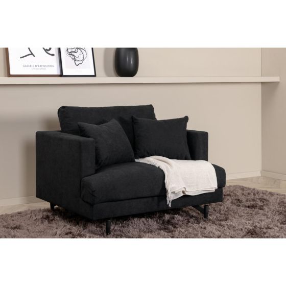 Ruma fauteuil - zwart