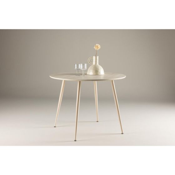 Sano ronde eettafel - ø100 cm - whitewash