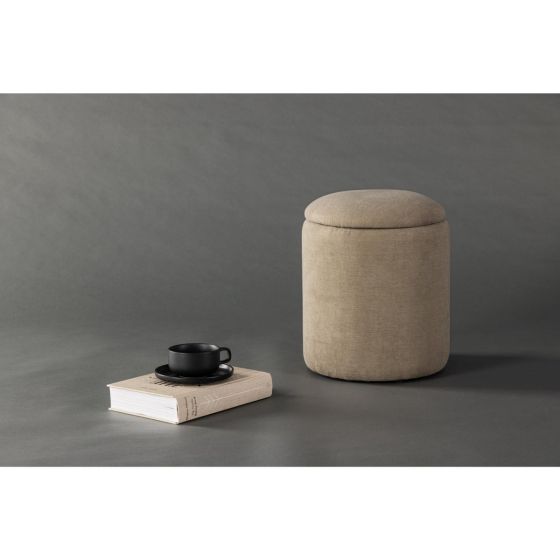 Zara poef - beige