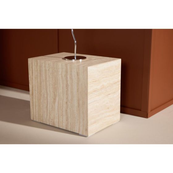 Franco rechthoekige salontafel - 35 x 25 cm - travertin look