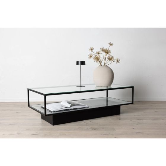 Mia glazen salontafel - 130 x 60 cm