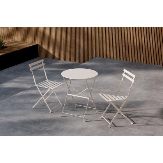 Serkan inklapbare bistro set - beige