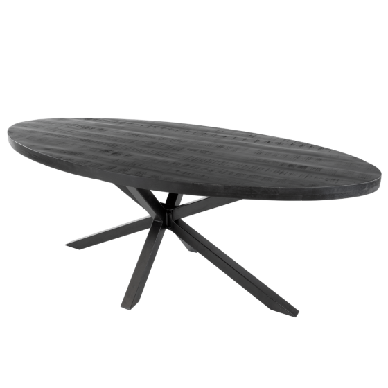 Dax eettafel industrieel ovaal 180 cm van het woonmerk Kick Collection