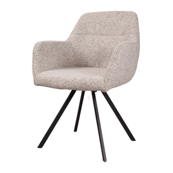 Mats draaistoel - taupe - OUTLET B