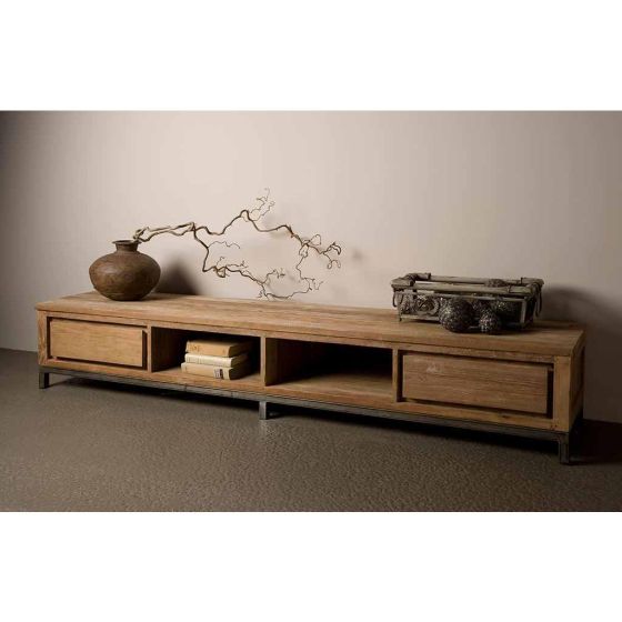 Venetie tv-meubel - 220 cm - bruin