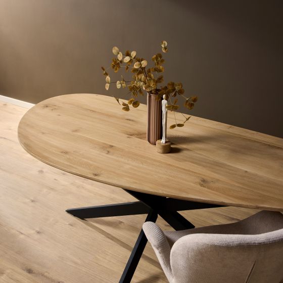 Eettafel Cloud 180 cm eiken - naturel