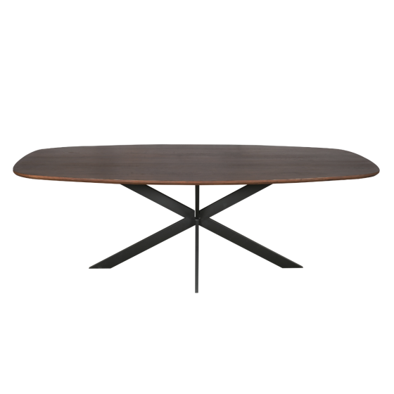 Eiken eettafel Ferris Deens ovaal 200 cm