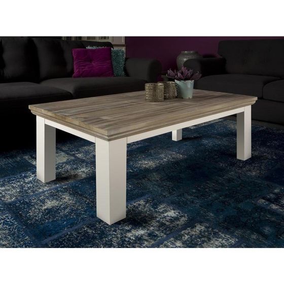 Fleur salontafel vierkant - 130 cm - wit