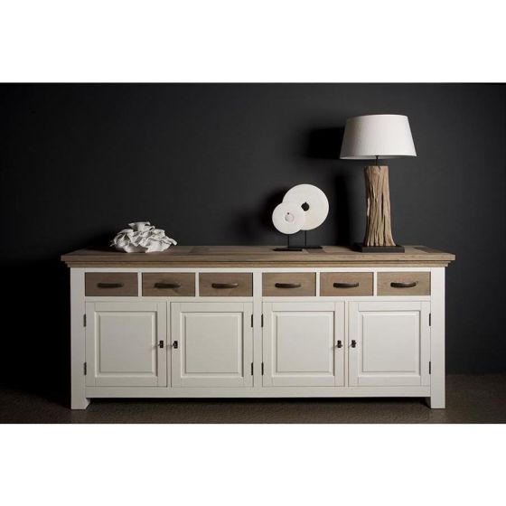 Parma dressoir - 220 cm - wit